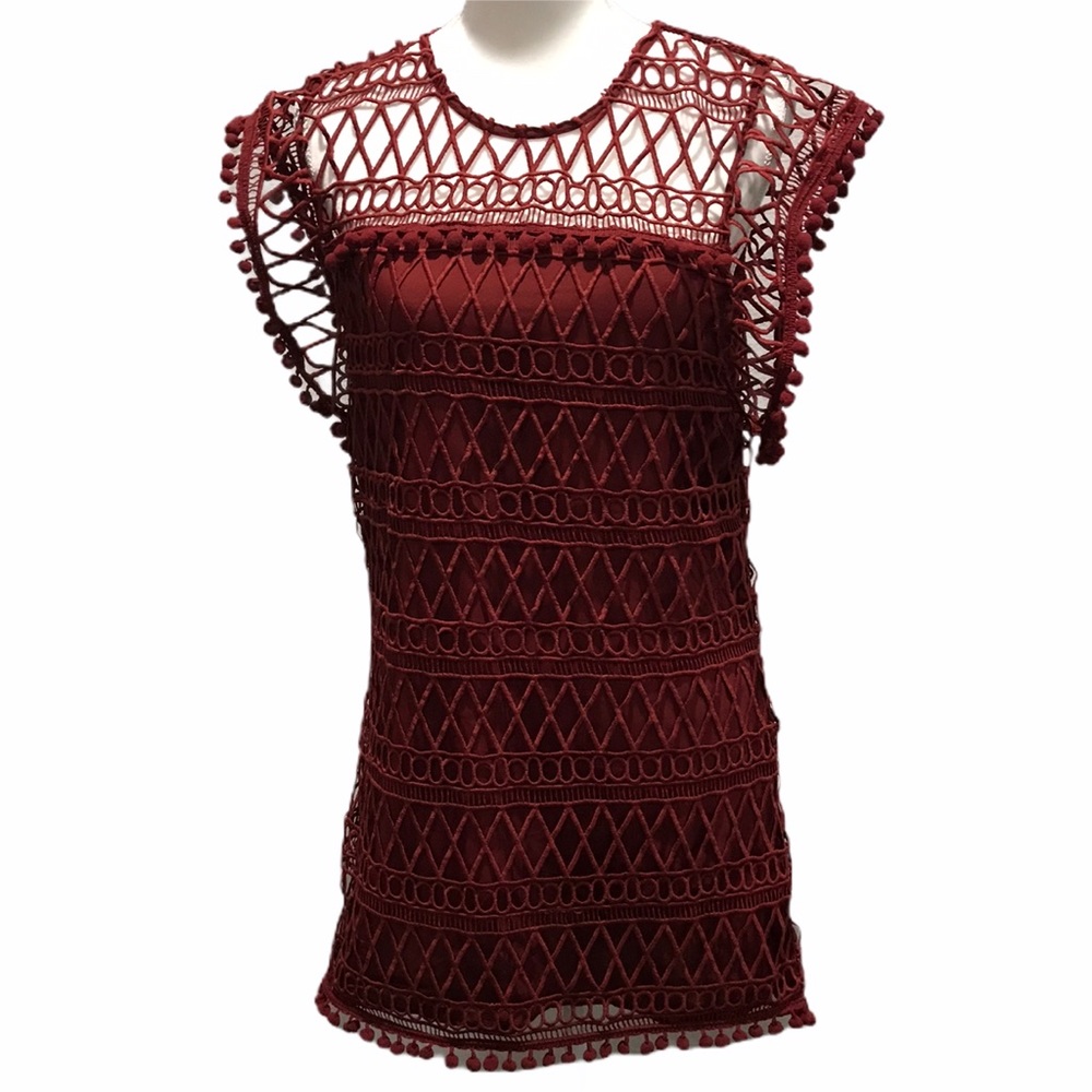 Tularosa Women’s Boho Shift Mini Dress Size XS